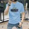 Men's short-sleeved T-shirt 2024 Summer New style, trendy and fashionable printed half-sleeve, ins, slim fit, versatile, high-quality round neck Application Scenario